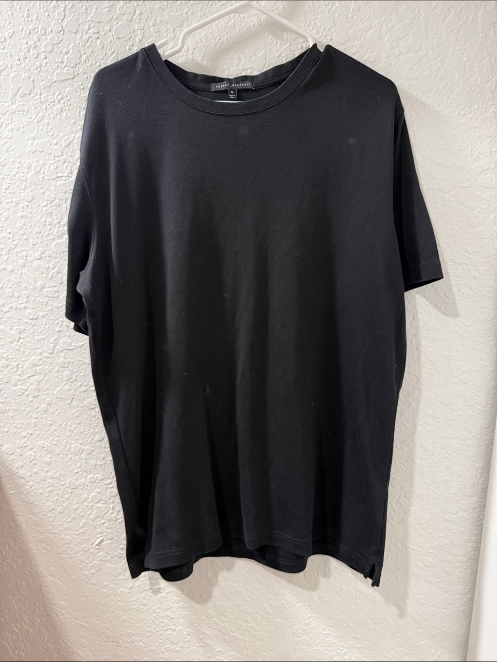 ROBERT BARAKETT Men's Black Crew Neck T-Shirt Size XL